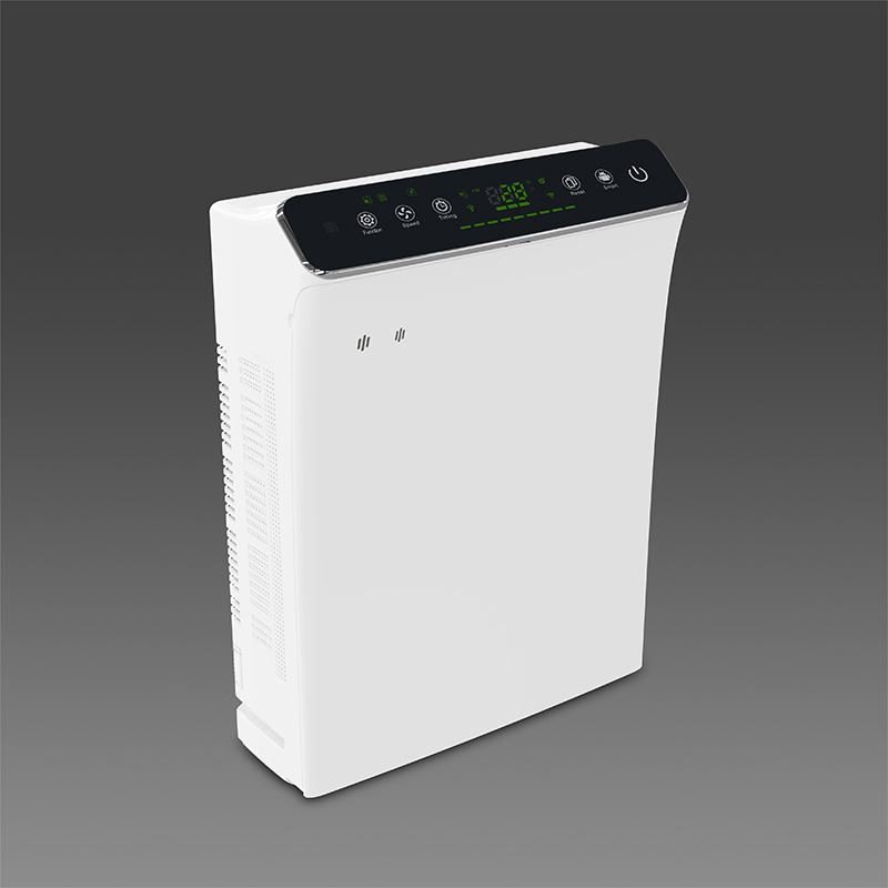 Purificateur d'air HEPA à la maison d'ioniseur de filtre portatif de capteur de WiFi