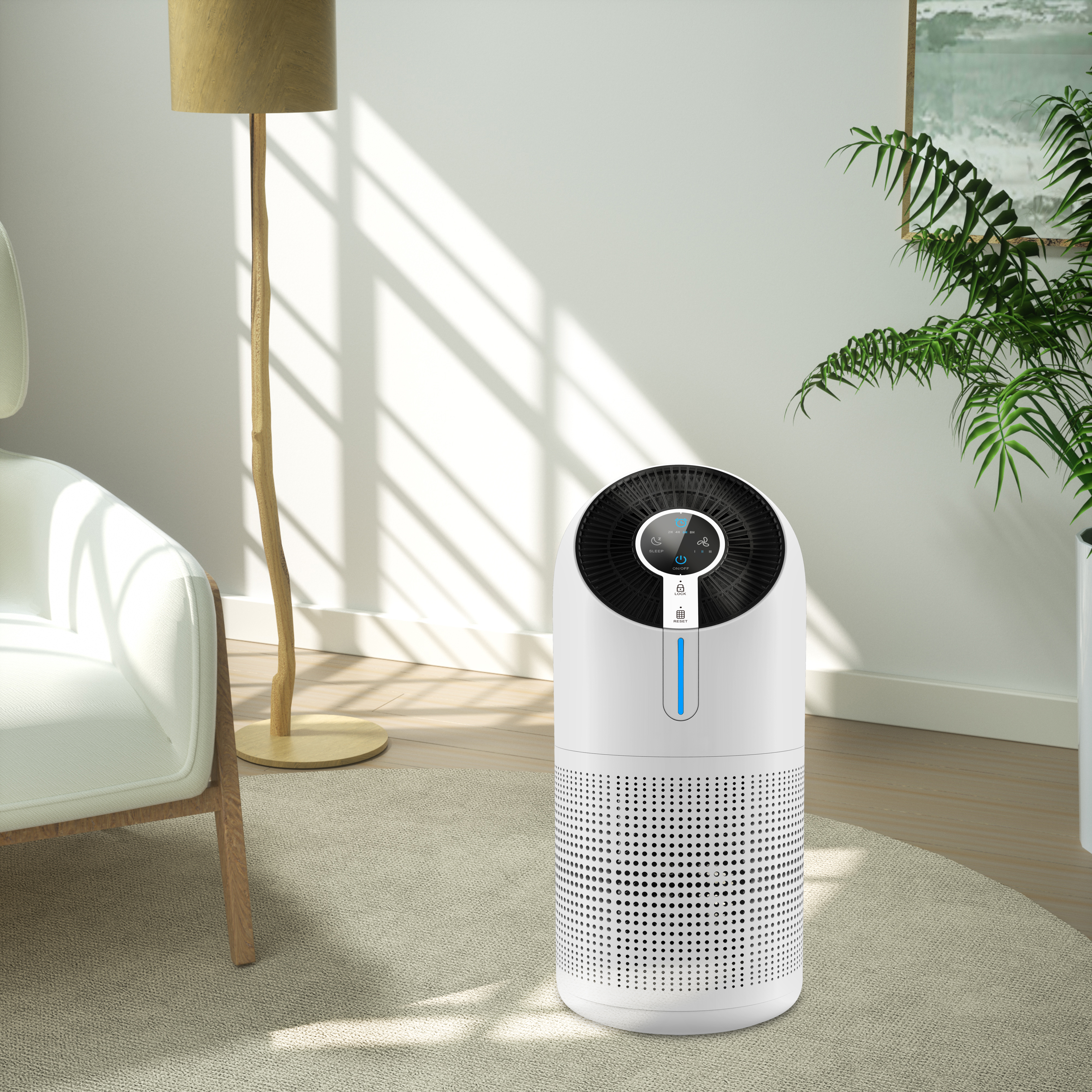 Purificateur d'air de bureau de filtre à air de luxe OEM