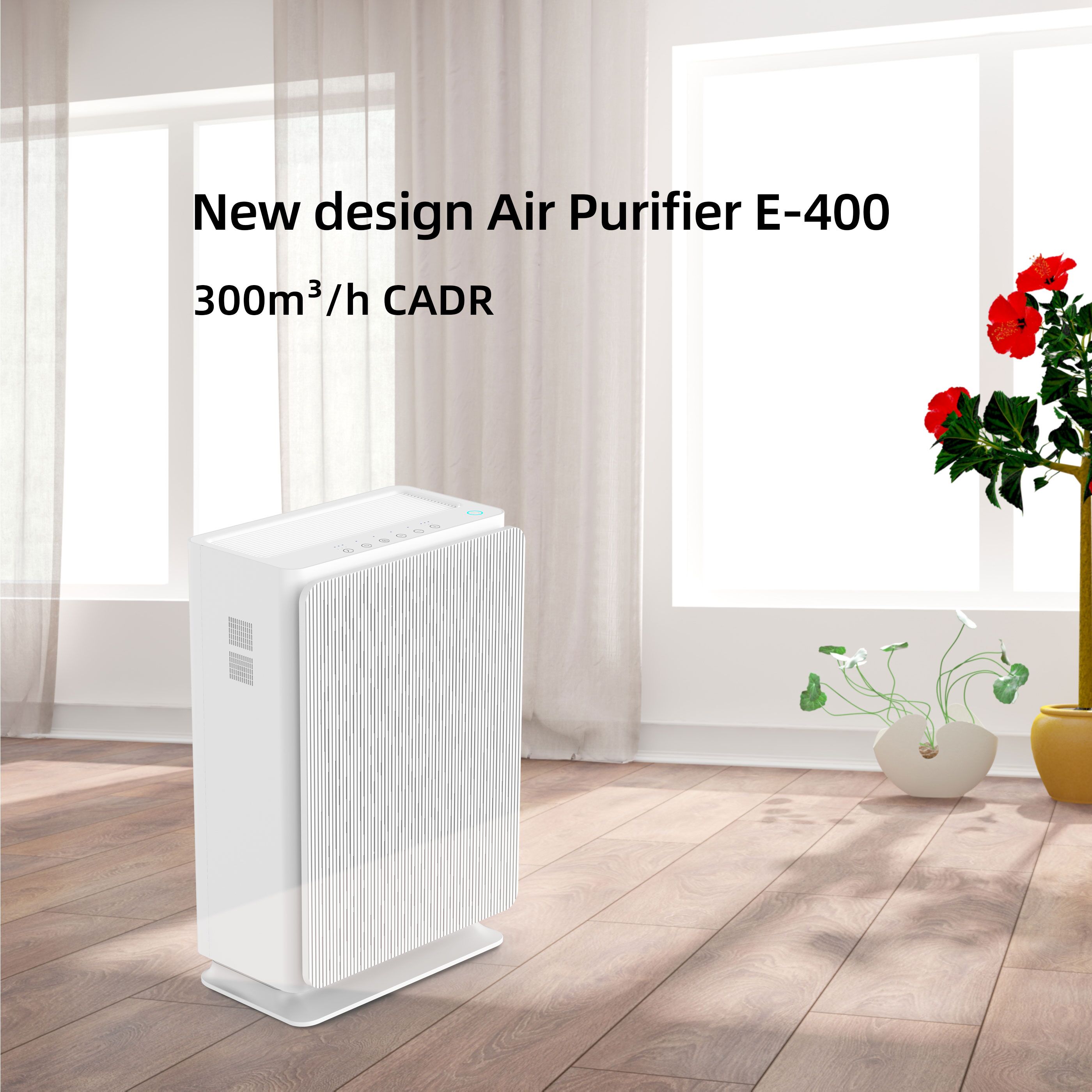 Purificateur d'air domestique à ioniseur de poussière avec capteur Pm2.5