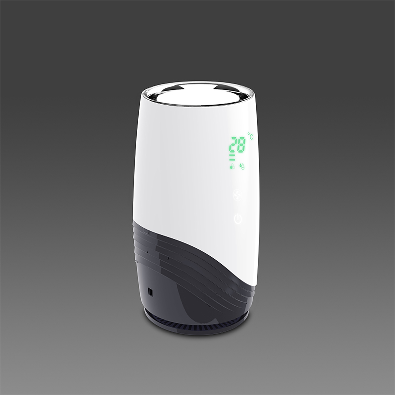 Purificateur d'air de bureau blanc à haute efficacité