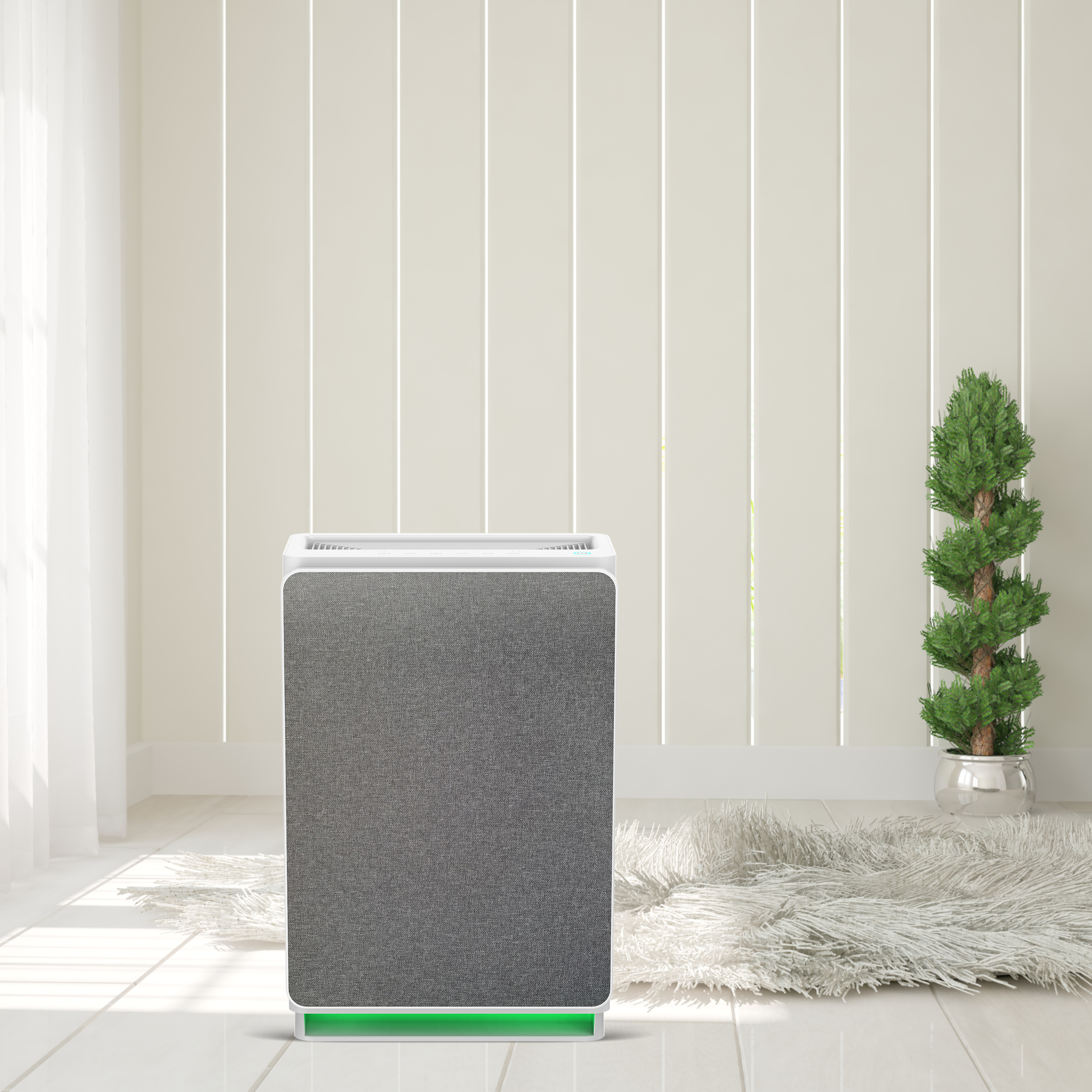 Purificateur d'air de bureau à texture de fibre à haute efficacité pour les enfants